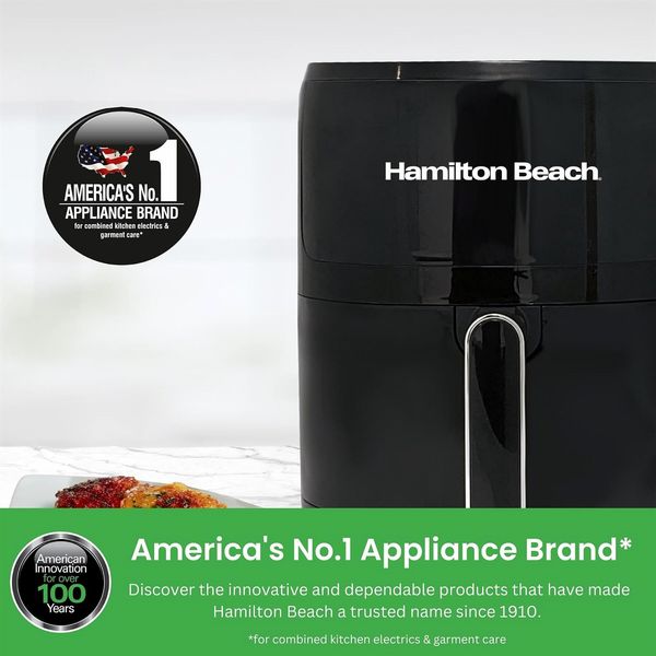 Hamilton Beach Deluxefry Digital Air Fryer Open Box