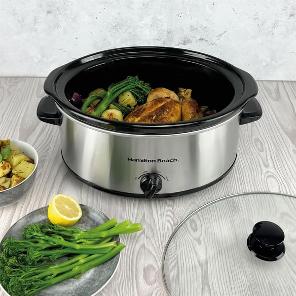 Hamilton Beach 6.5L Slow Cooker Silver Open Box