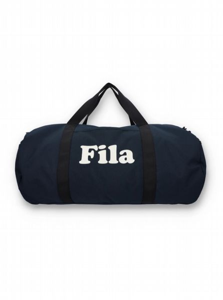 Fila LARSEN MEDIUM BARRELL BAG WITH NEW FILA LOGO - Naval Academy/Gardenia