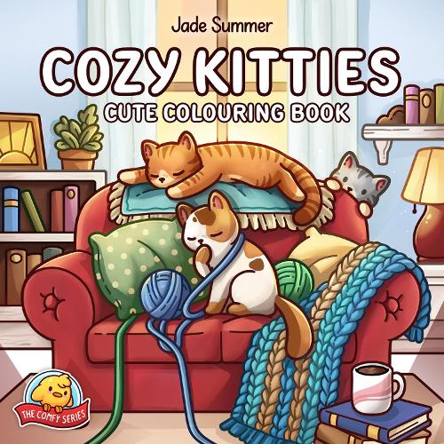  Cozy Kitties: The Perfect Cat Gift Filled With Cute and Simple Cat Colouring Pages for Adults...