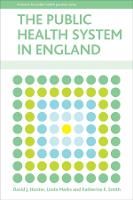 public health system in England, The