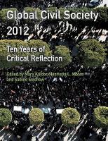 Global Civil Society 2012: Ten Years of Critical Reflection
