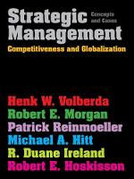 Strategic Management: Competitiveness & Globalization: Concepts & Cases