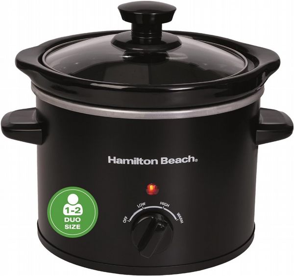 Hamilton Beach 1.8L Slow Cooker Black Open Box