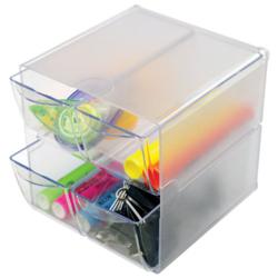 Deflecto Cube Tidy Four Drawer - Each